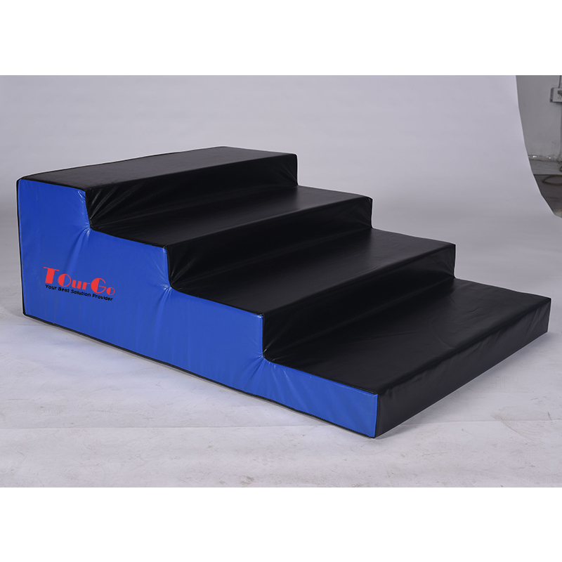 Gymnastics Folding Wedge Mat Hand Stand Walk Ramp With Stairs TourGo