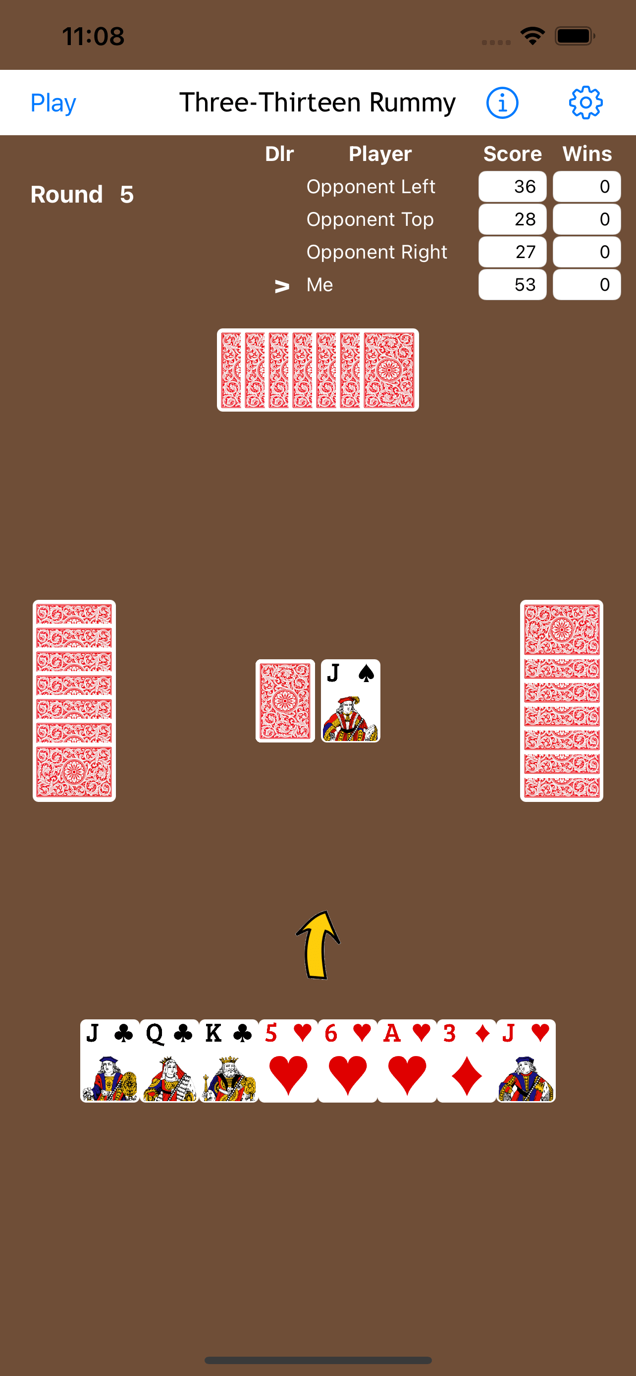 Play ThreeThirteen Rummy