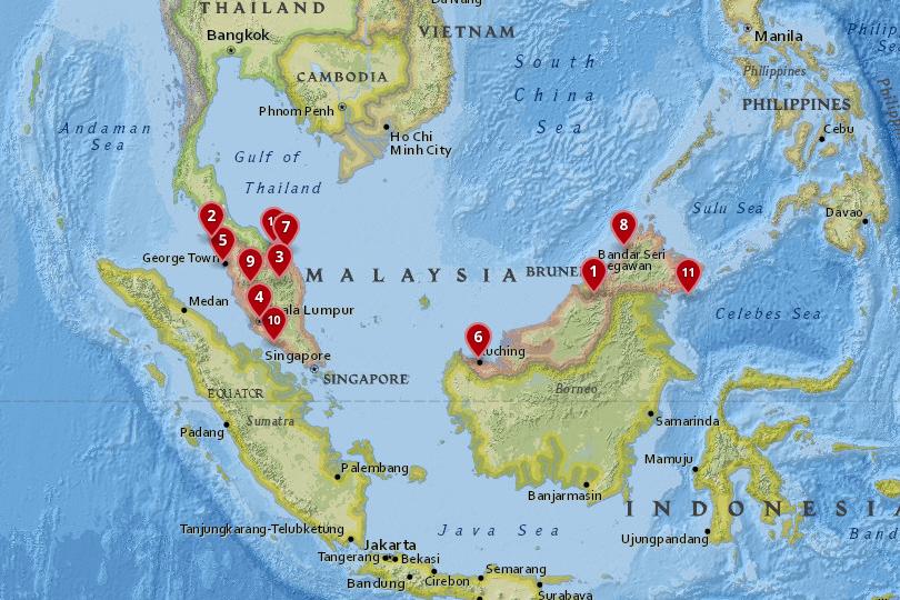 12 Best Places to Visit in Malaysia (with Map & Photos