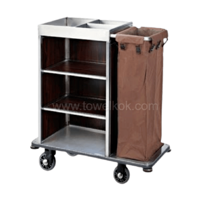 Stainless Steel Single Trolley Towel Kok