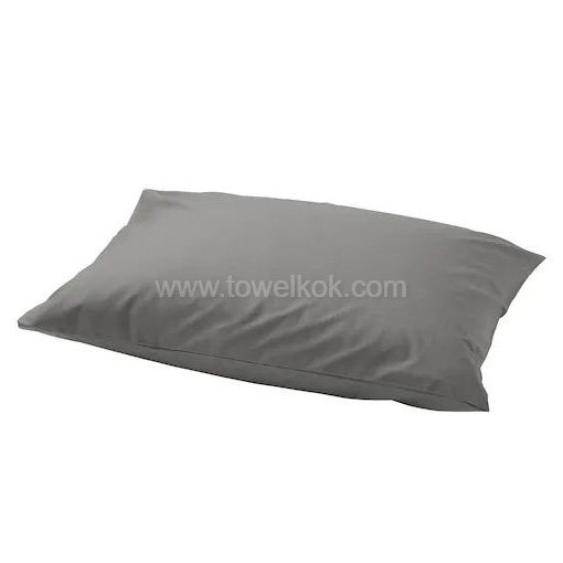 Plain Grey Pillow Case Towel Kok