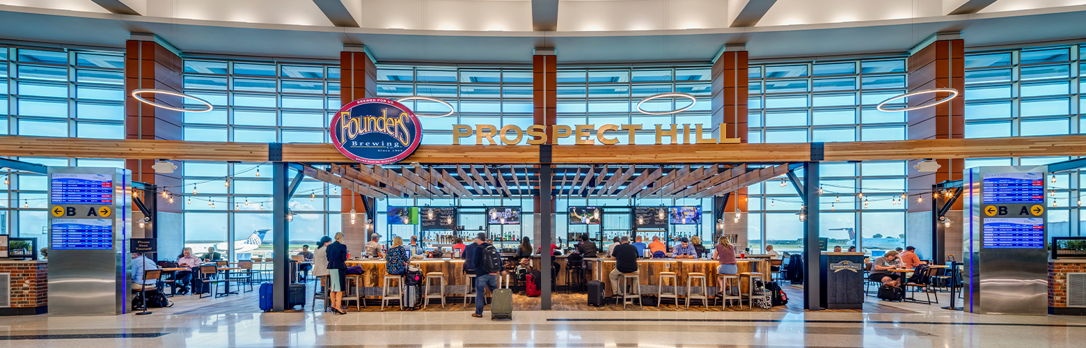 TowerPinkster + Gerald R. Ford International Airport Consolidated Checkpoint and Marketplace