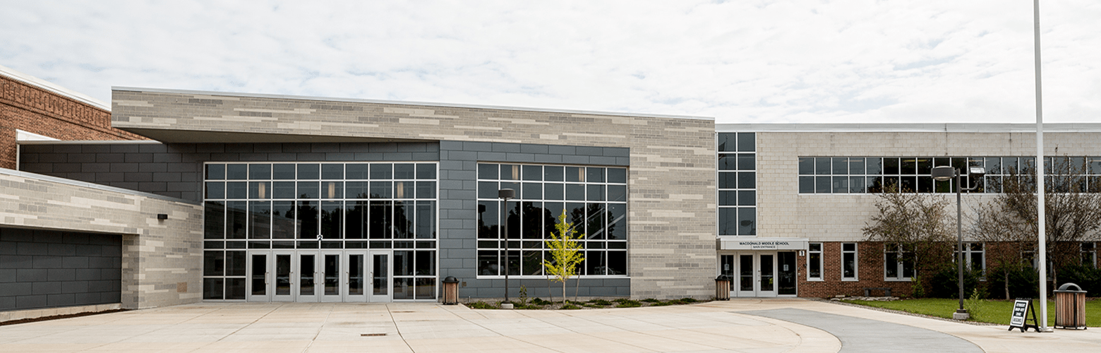 TowerPinkster + East Lansing Public Schools MacDonald Middle School