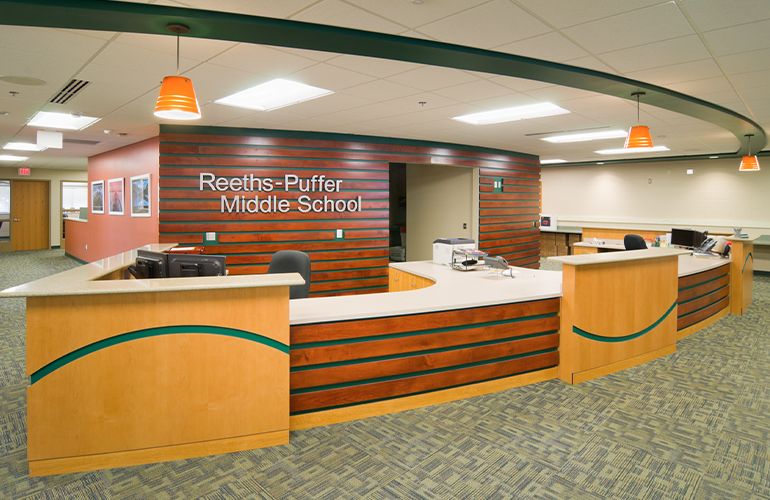 TowerPinkster + ReethsPuffer Public Schools Middle School