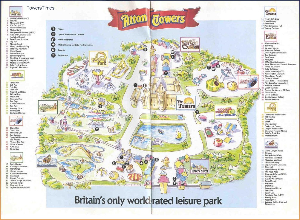 Old Park Maps TowersTimes