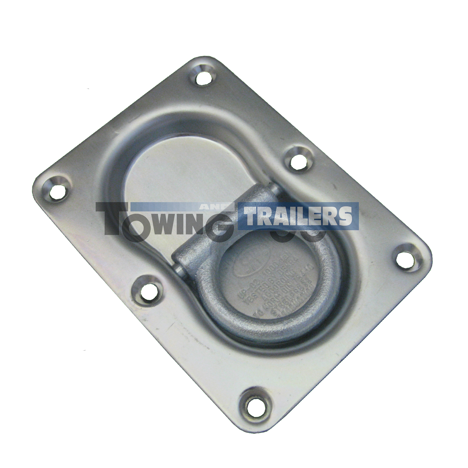 Recessed Double Trailer Anchor Lashing Ring Recess to Trailers Beds