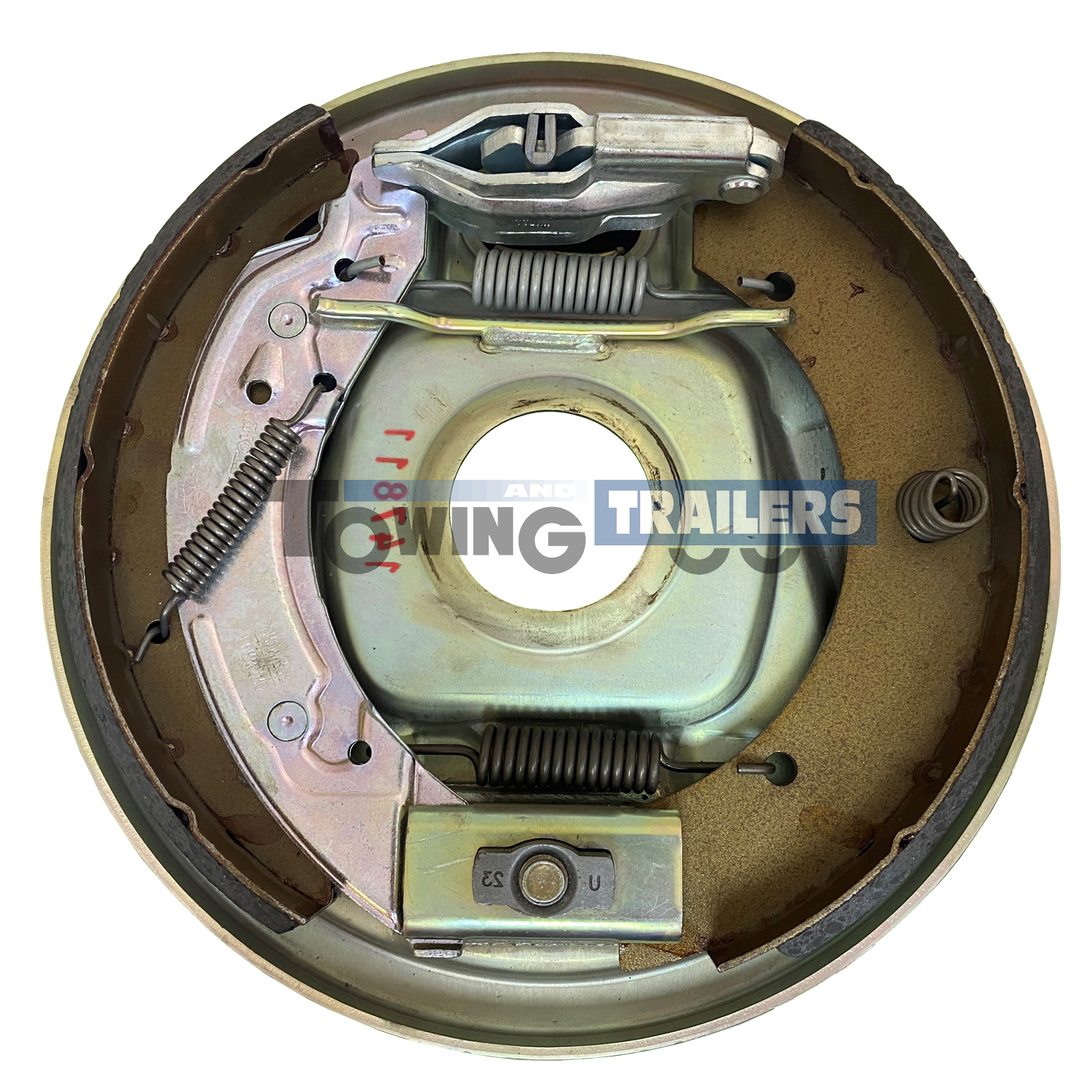 250x40mm Knott Trailer Assembly Knott Right Hand Backplate