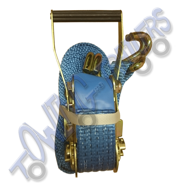 Approved Ratchet Strap Assembly 50mm x 6m 5000kg Towing and Trailers Ltd