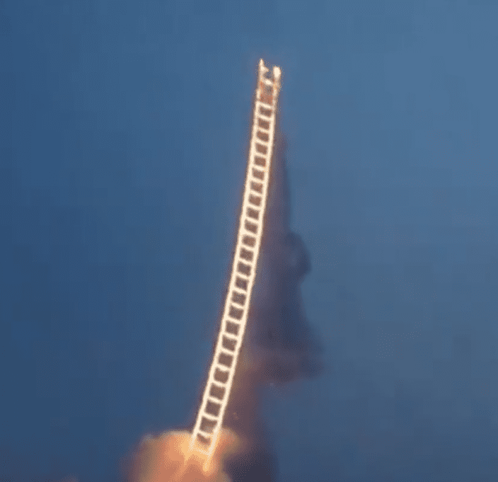 This Pyrotechnic Marvel Called The 'Sky Ladder' Will Take Your Breath