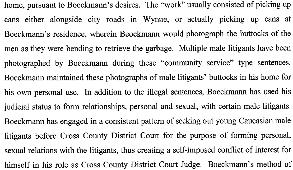 Arkansas Judge Reduced Young Men�s Sentences In Exchange For Sex