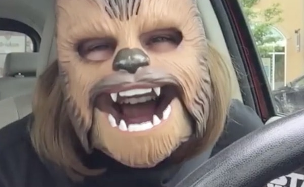 Nobody Has Ever Loved a Chewbacca Mask More Than This Mom, Now a Viral