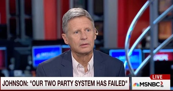 Gary Johnson Aleppo