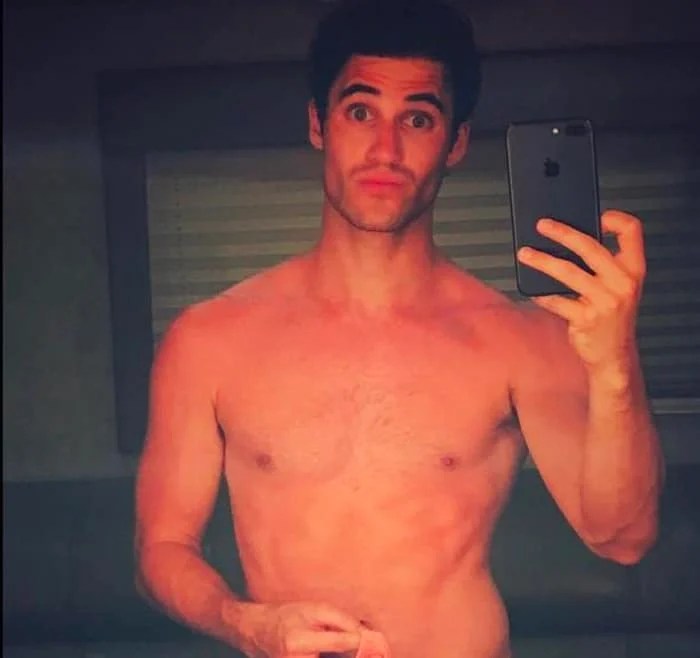 Darren Criss Explains Why He Got Nearly Naked For A Selfie Towleroad