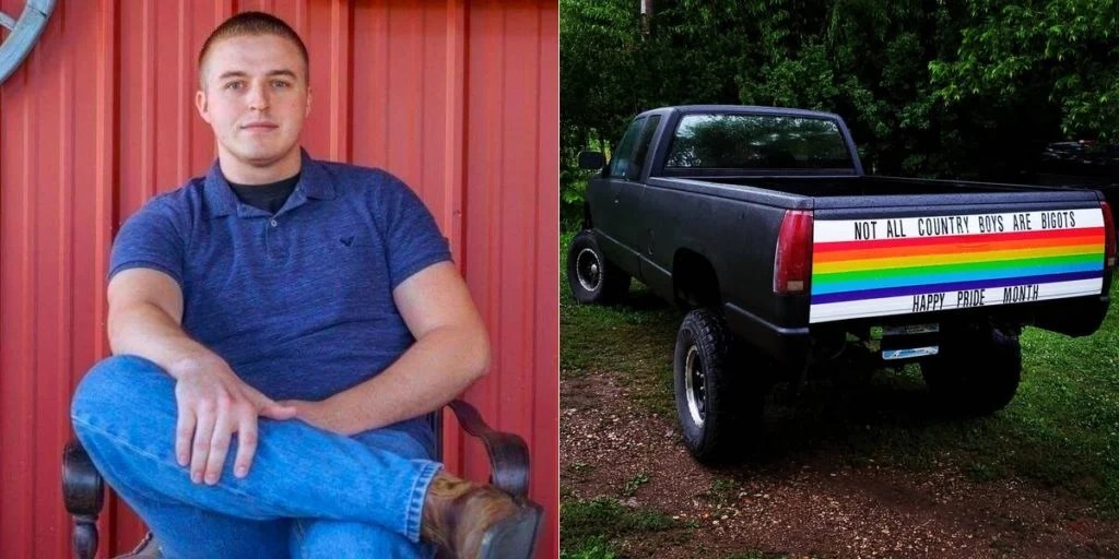 Straight 'Country Boy' Cody Barlow Drove His Famous Rainbow Pickup
