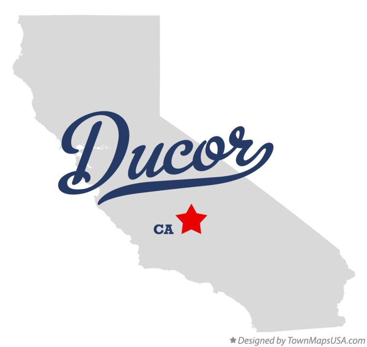 Map of Ducor, CA, California