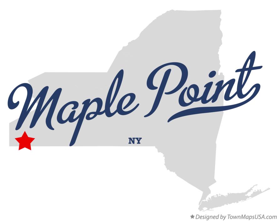 Map of Maple Point, NY, New York