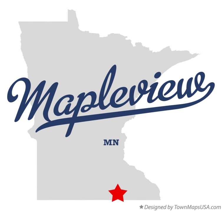 Map of Mapleview, MN, Minnesota