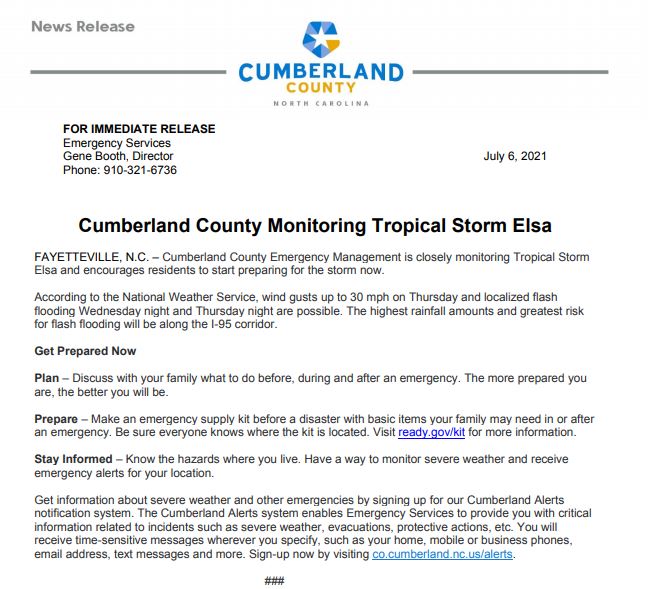  Town of Spring Lake Town of Spring Lake