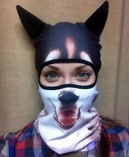 One option is to install an air handler. Animal Ski Masks