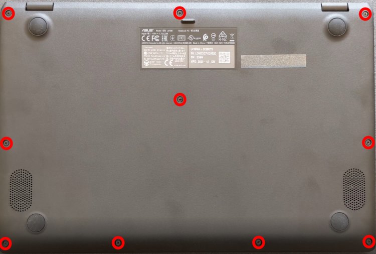 How to upgrade Asus Vivobook L410M Hard Drive or RAM ToxicNerd