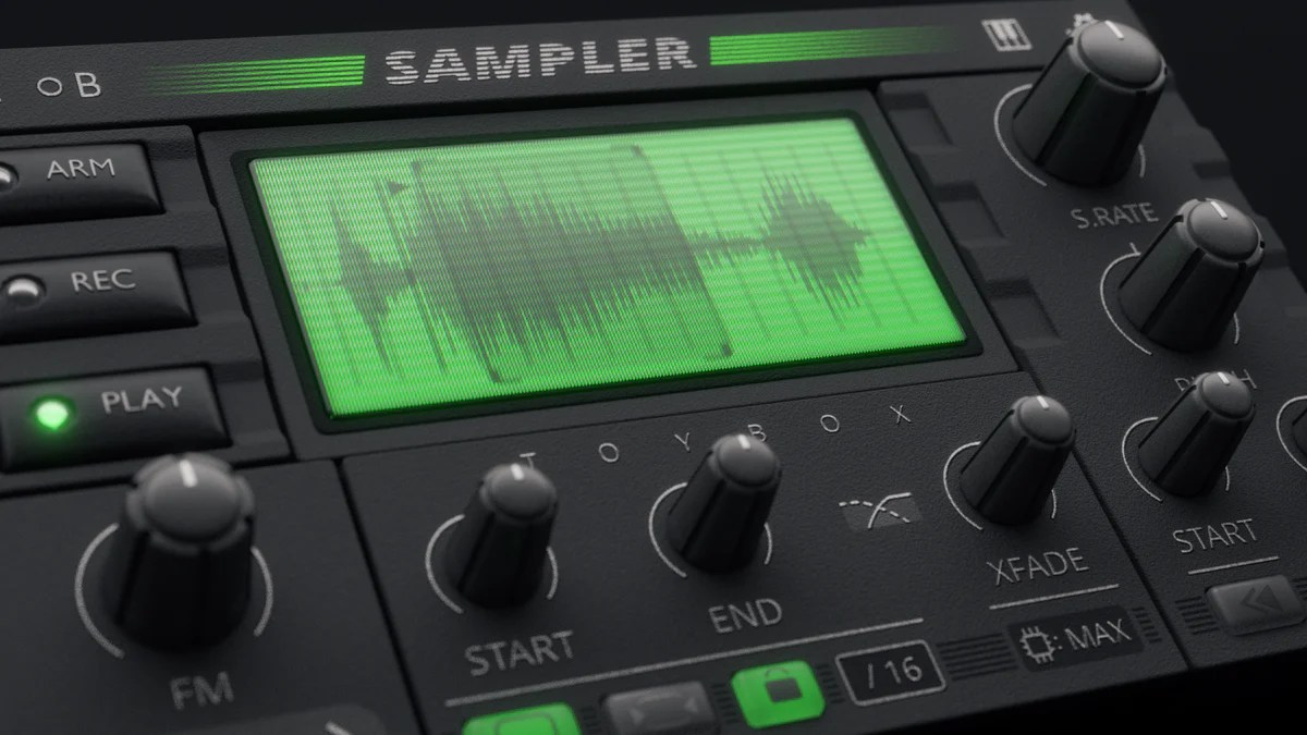 Toybox modular software synthesiser blocks for Reaktor Player Toy Box