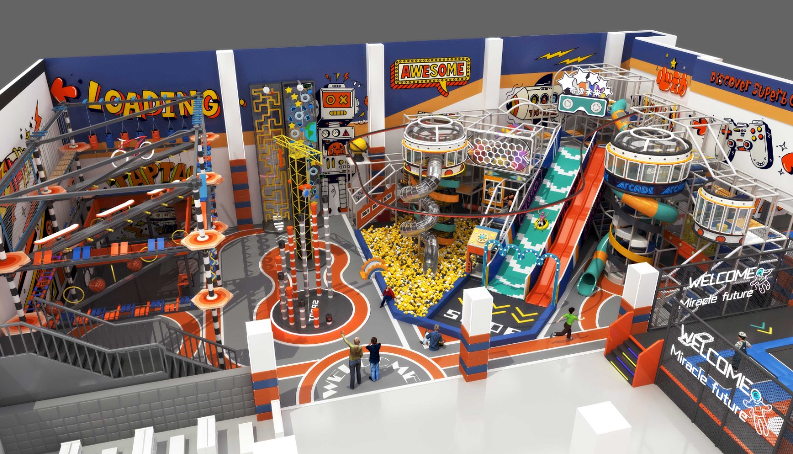 900m² big family entertainment center