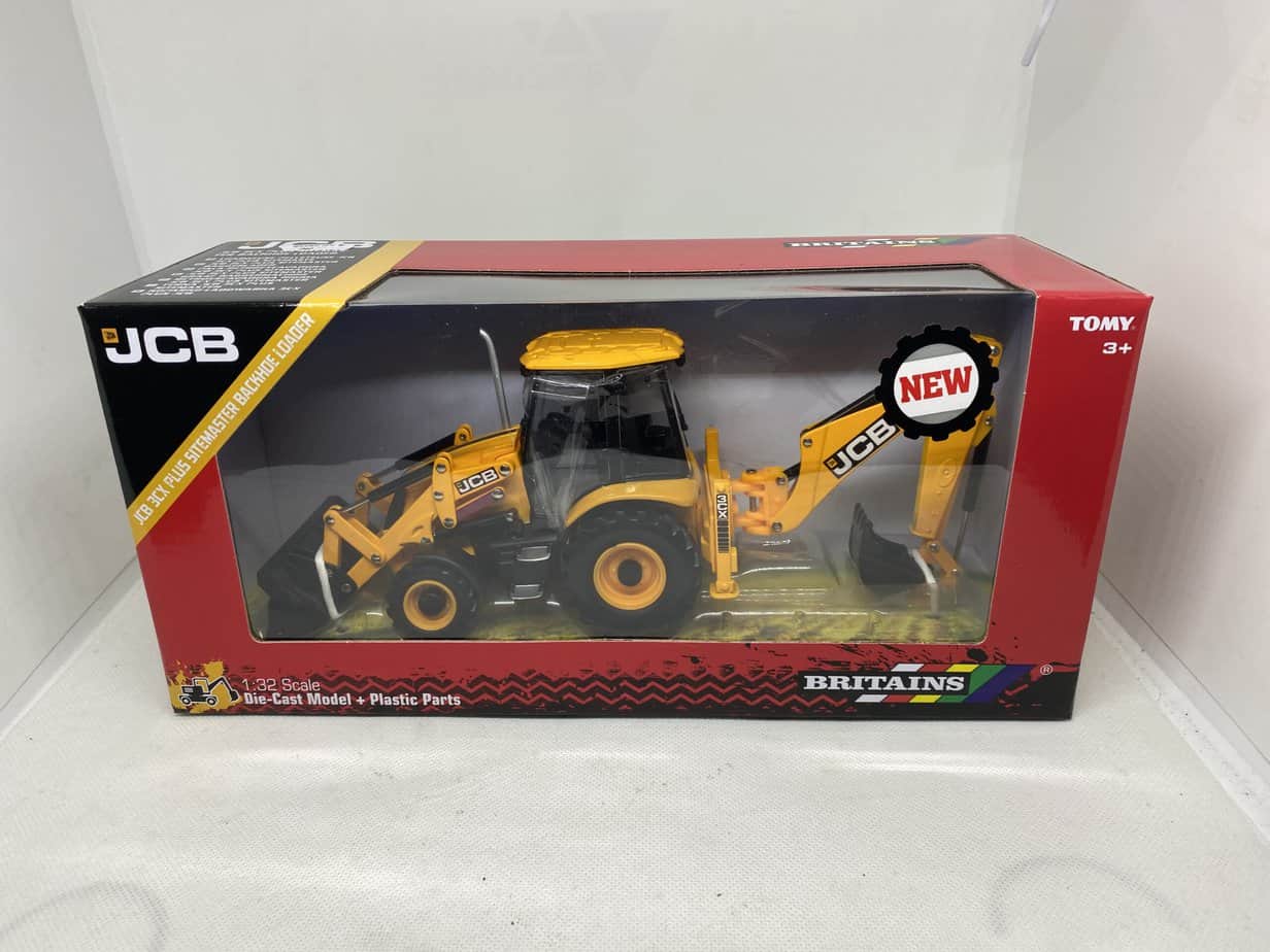 Toy Models Britains JCB 3CX Plus Sitemaster Backhoe Loader Edward