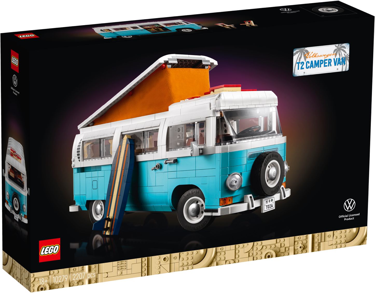 VW T2 Campervan gets the LEGO treatment