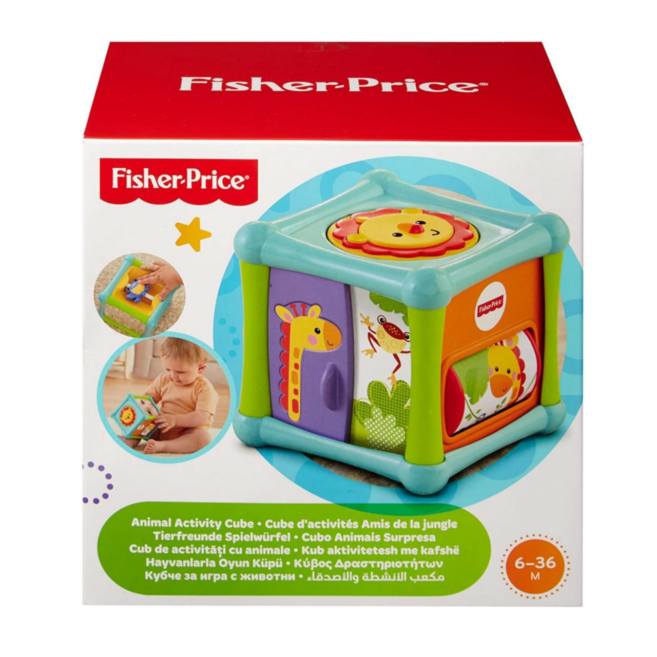 Fisher Price Animal Activity Cube (BFH80) Toys 4 You