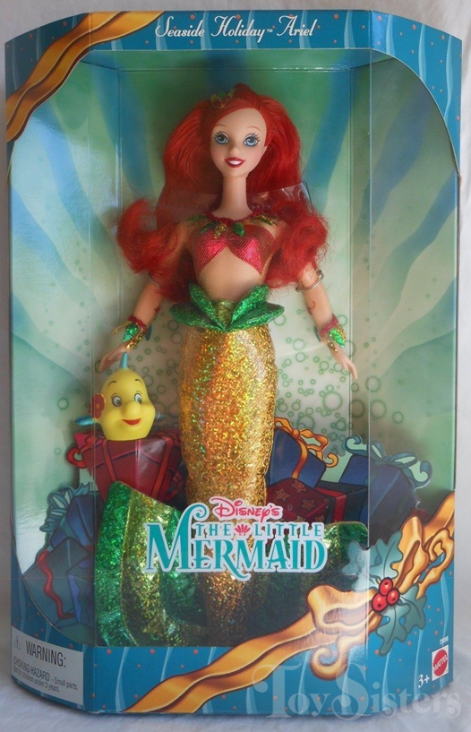 Disney Mattel Little Mermaid Seaside Holiday Ariel Doll Toy Sisters