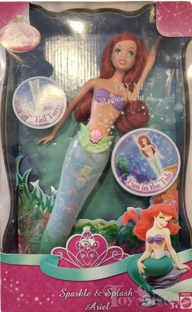 Disney Dolls Mattel 2 Little Mermaid Bath Dolls & Ballerinas Toy Sisters