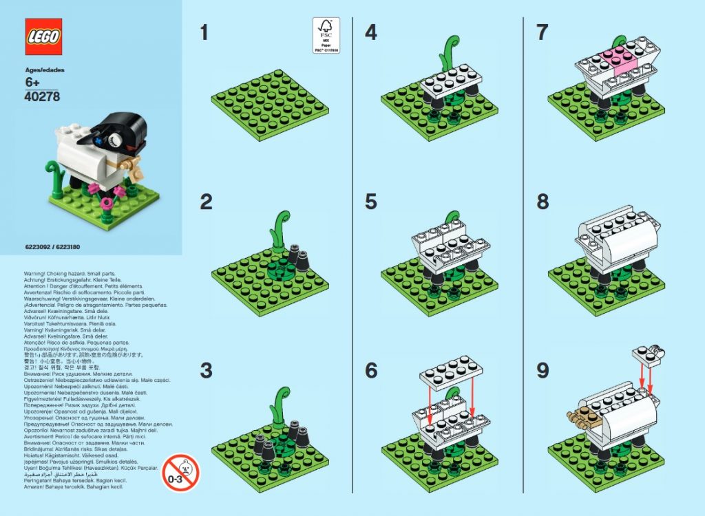 March 2018 Monthly Mini Model Build Instructions LEGO