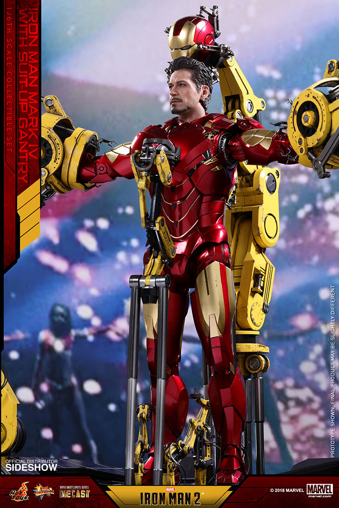 Iron Man Mark IV Diecast with SuitUp Gantry (MMS462D22) www.toysonfire.ca