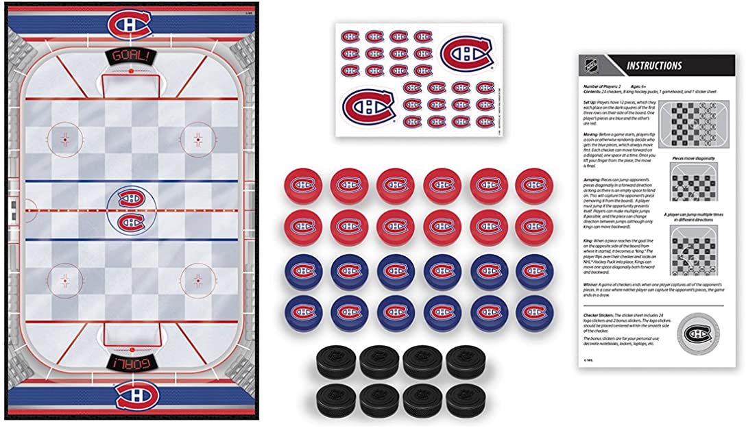 NHL Hockey Montreal Canadiens Checkers www.toysonfire.ca