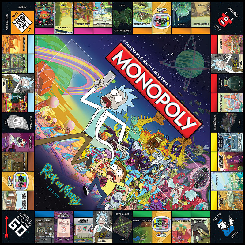 Monopoly Rick and Morty Edition www.toysonfire.ca