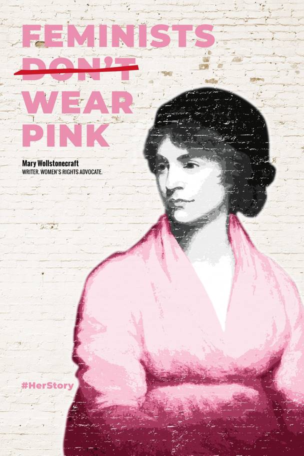 "Feminists don't wear pink", murales per i 100 anni dal voto delle donne