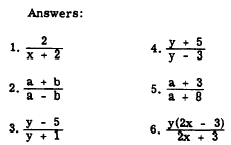 Reducing Fractions to lowest terms