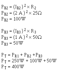 How To Calculate Power Consumed In A Parallel Circuit