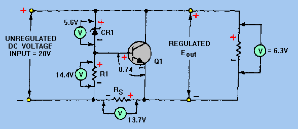 Transistor Voltage Regulator Circuit