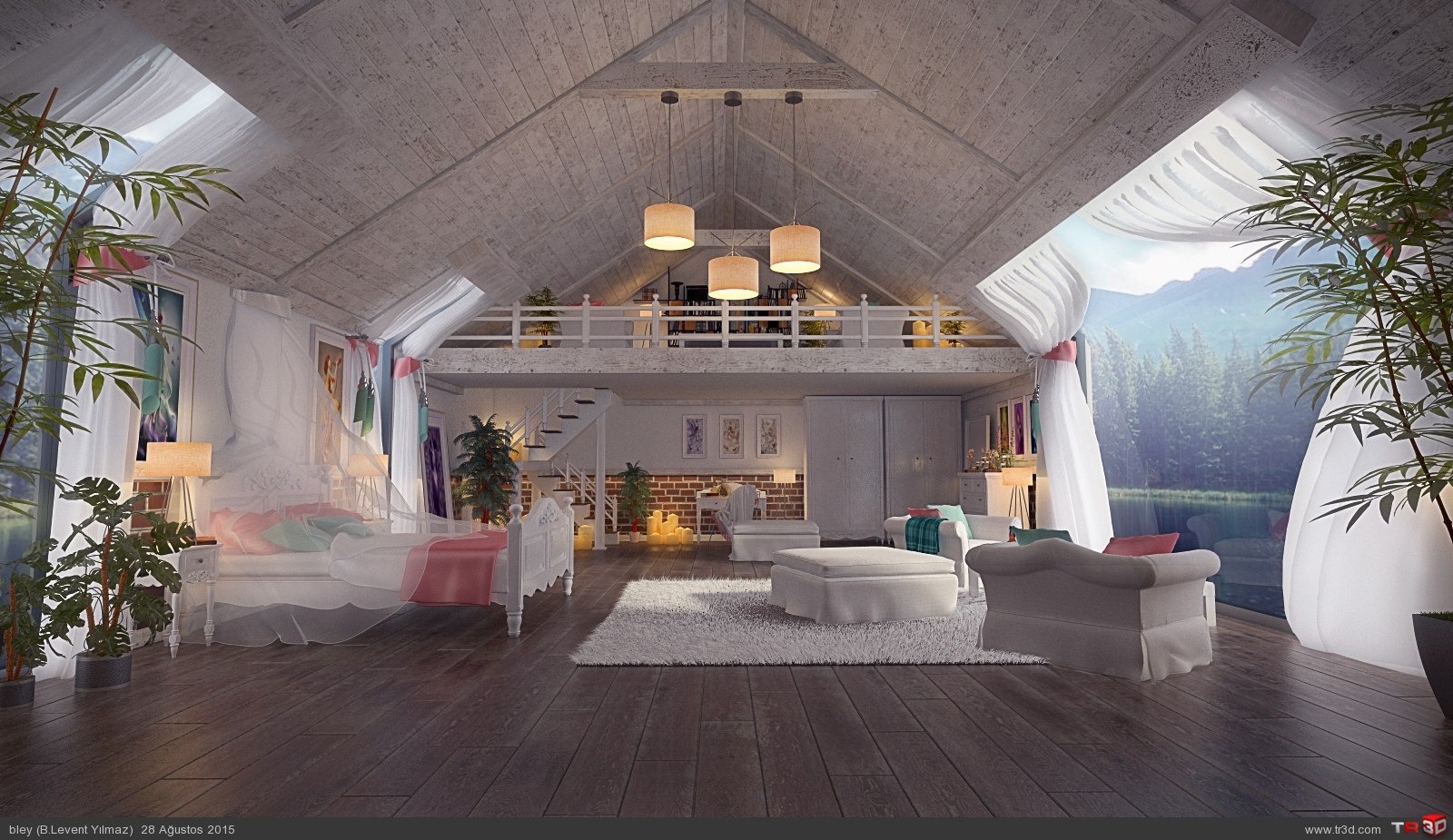 Living Space Near The Lagoon Mimari Projeler