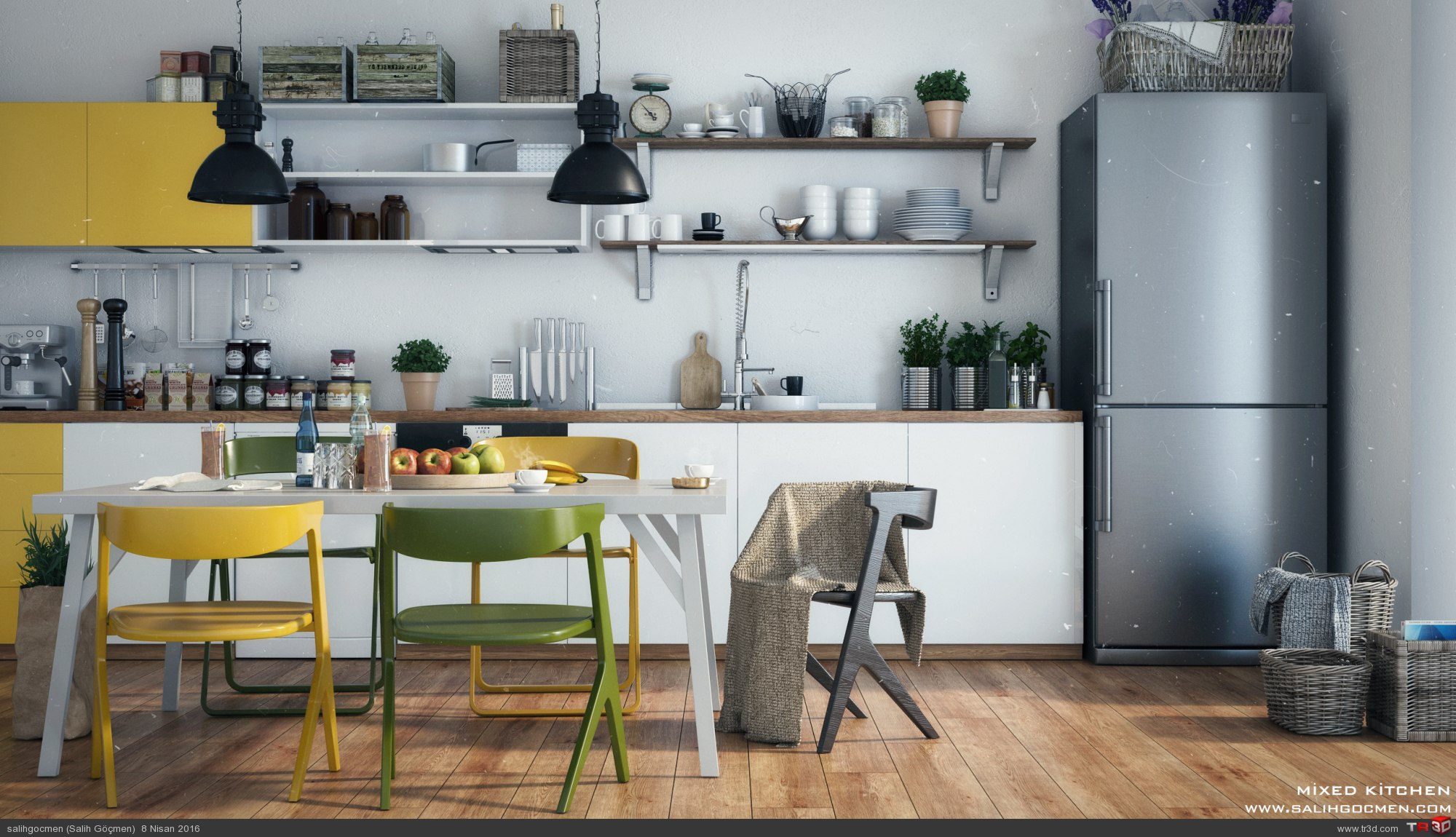 Mixed Kitchen Mimari Projeler