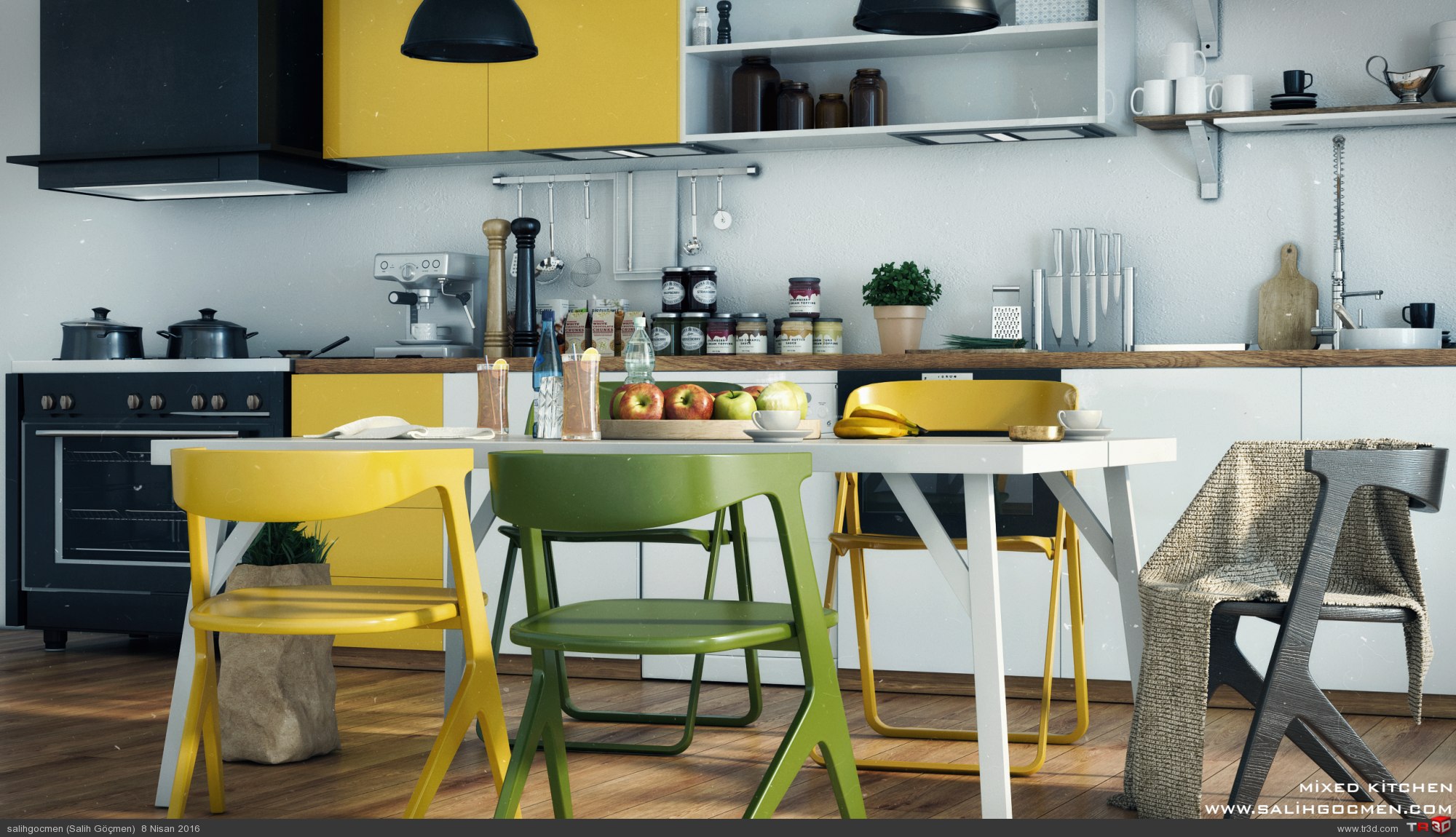 Mixed Kitchen Mimari Projeler