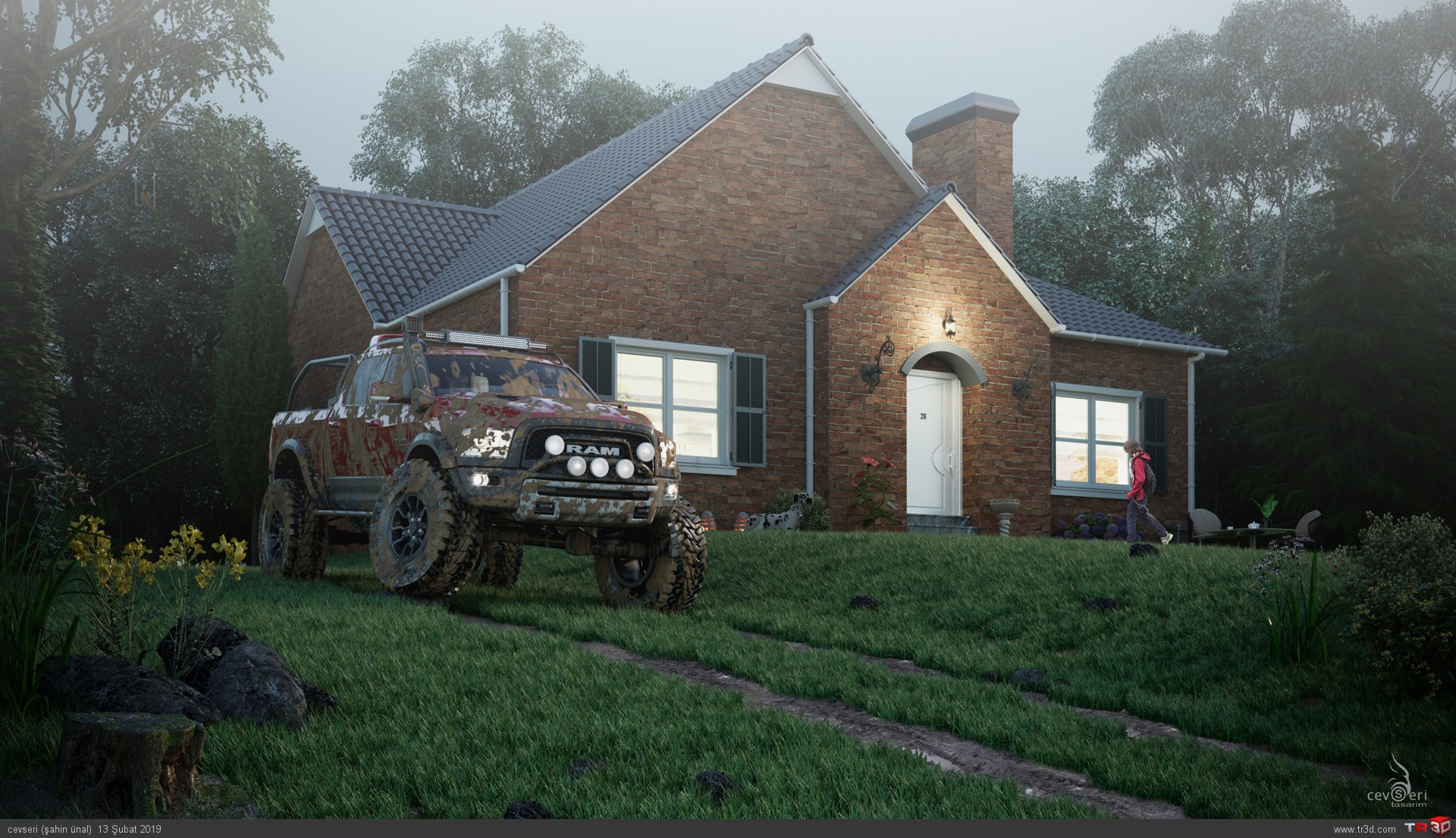 Dodge Ram 4x4 Mimari Projeler