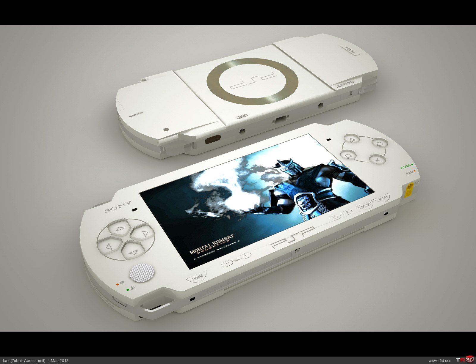 PSP fat 3D Çizimler