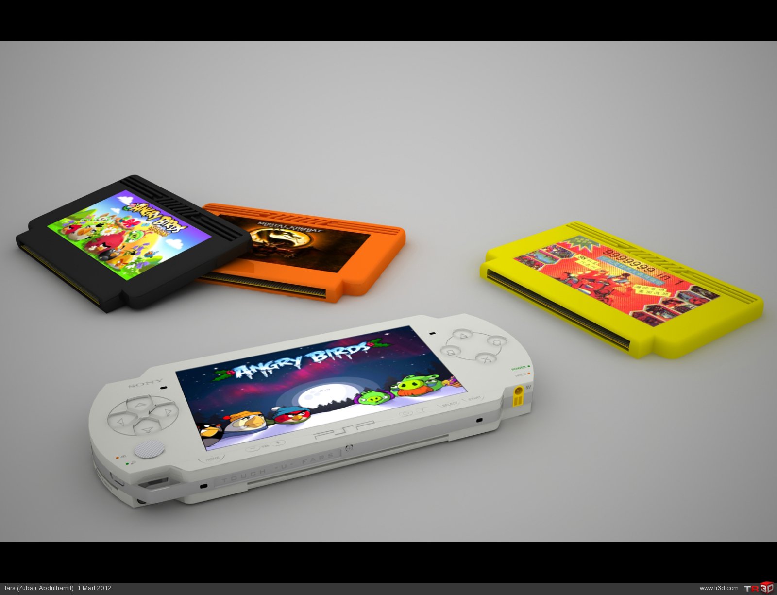 PSP fat 3D Çizimler