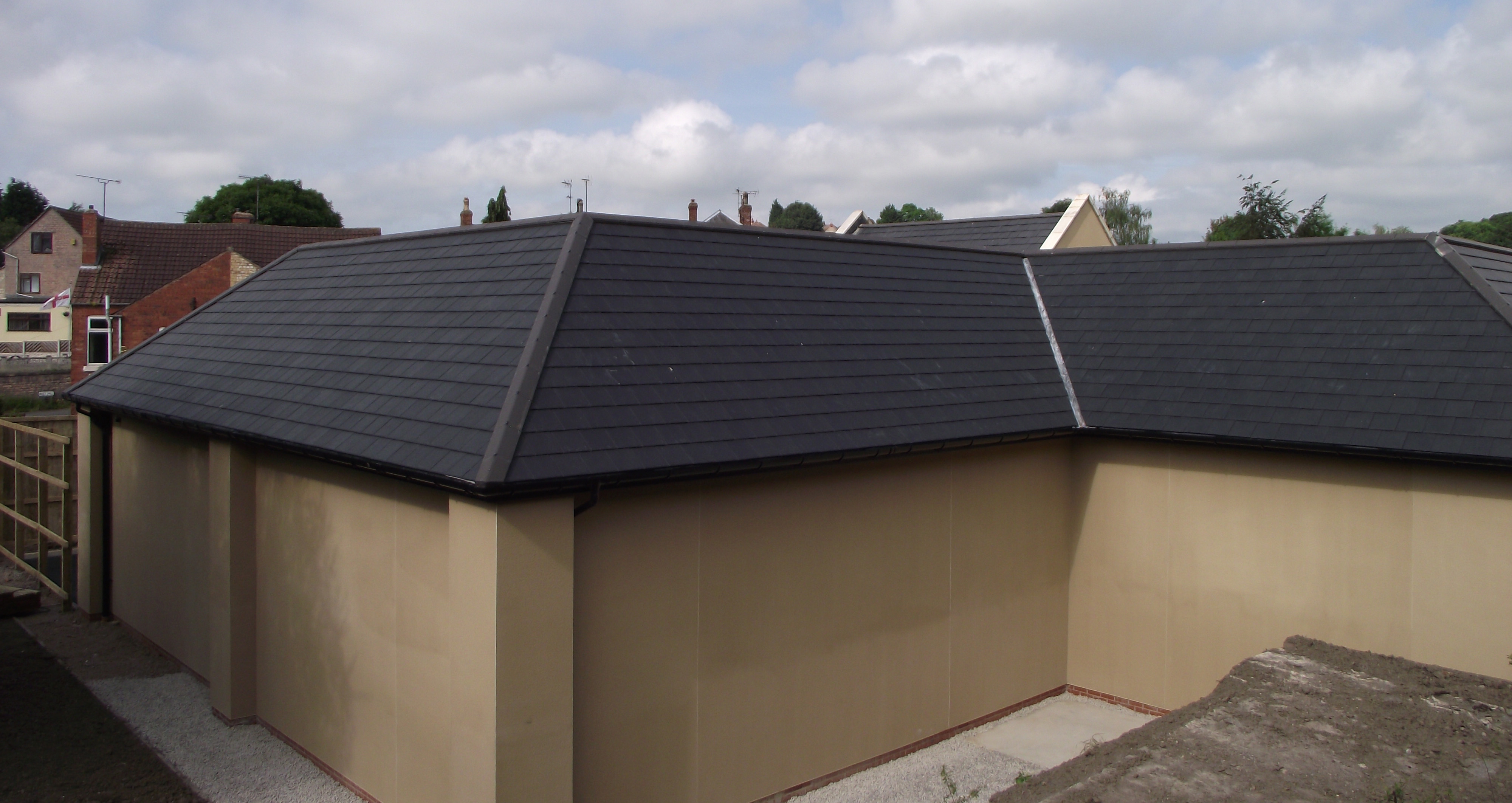 TRA Scotts of Thrapston supply trusses for commercial building