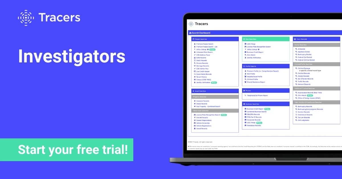 Best Software for Licensed Private Investigators Tracers