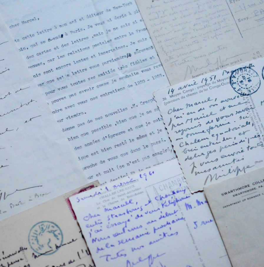 6 lettres de Philippe Soupault depuis la Russie, Le Caire, Brazzaville