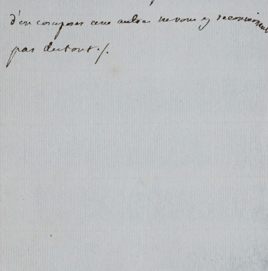 Louis XV et Choiseul élaborent un courrier destiné au roi fou