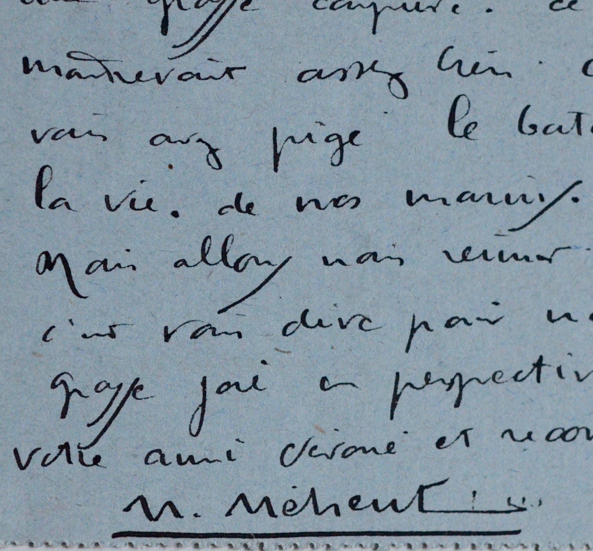 Mathurin Méheut ravi de l’article « La Bretagne maritime et ses